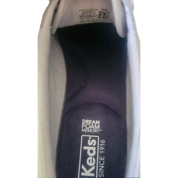 Keds Dream Foam Memory Women 11 White Leather Sneakers Shoes Courty Core WH60071 - Picture 6 of 6